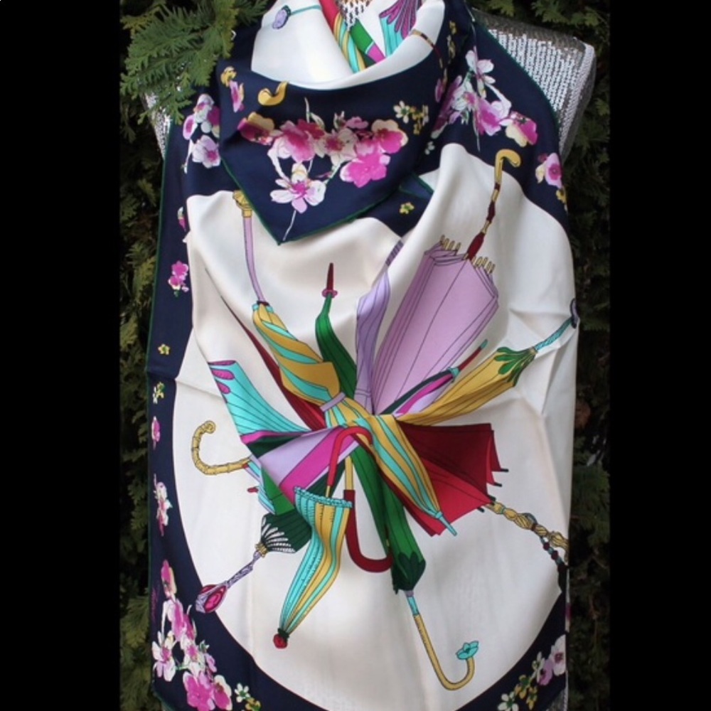 Talbots Silk Scarf - Picture 2 of 4